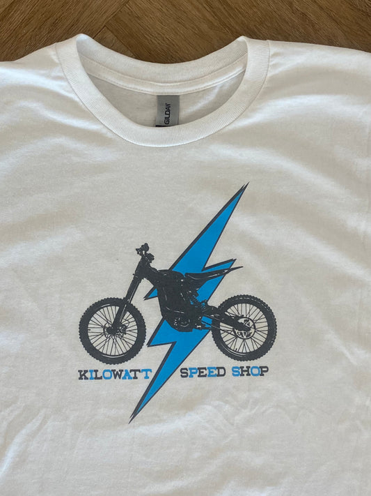 Short sleeve Blue lightning T-Shirt